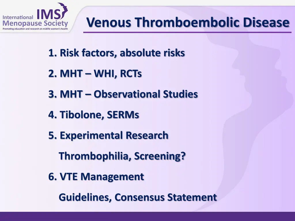 venous thromboembolic disease 1