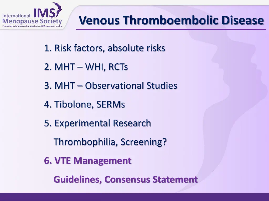 venous thromboembolic disease 7