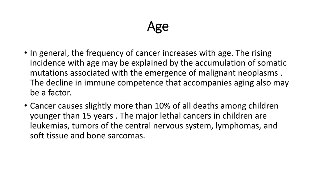age age