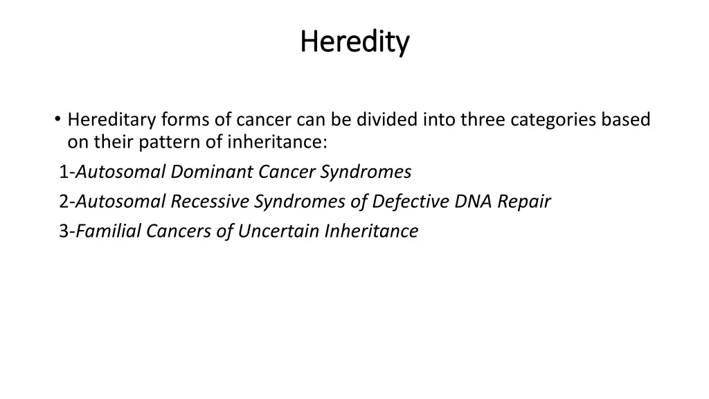 heredity heredity