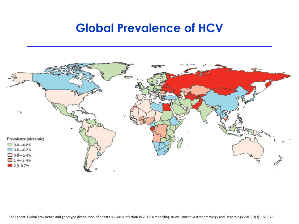global prevalence of hcv