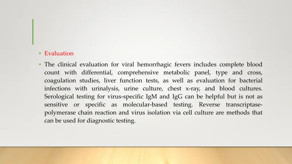 evaluation
