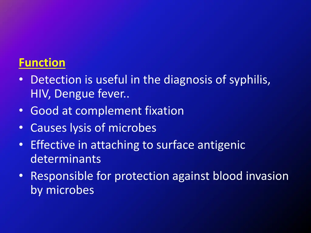 function detection is useful in the diagnosis