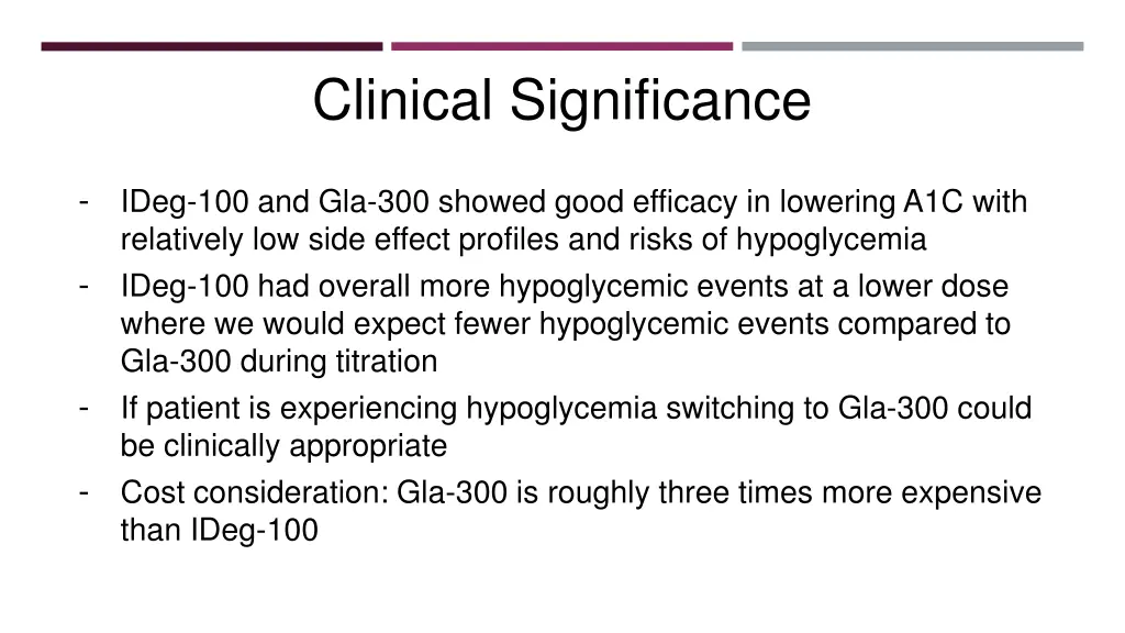 clinical significance