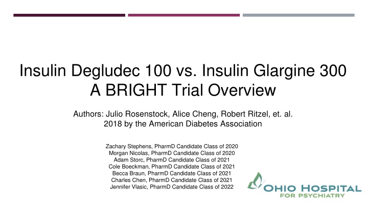insulin degludec 100 vs insulin glargine