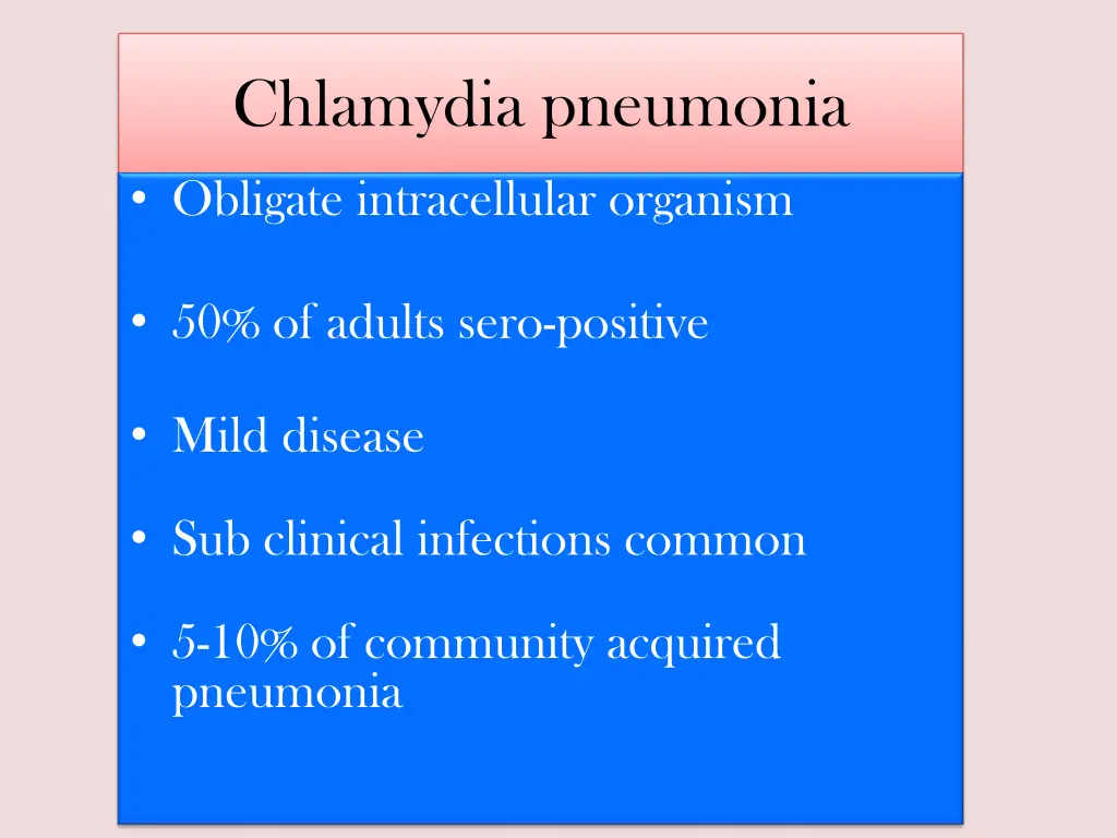chlamydia pneumonia