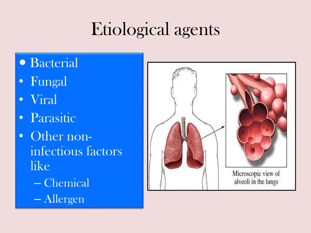 etiological agents