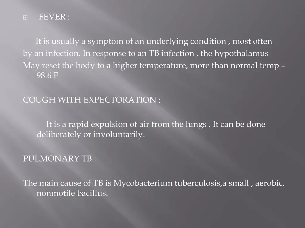 fever