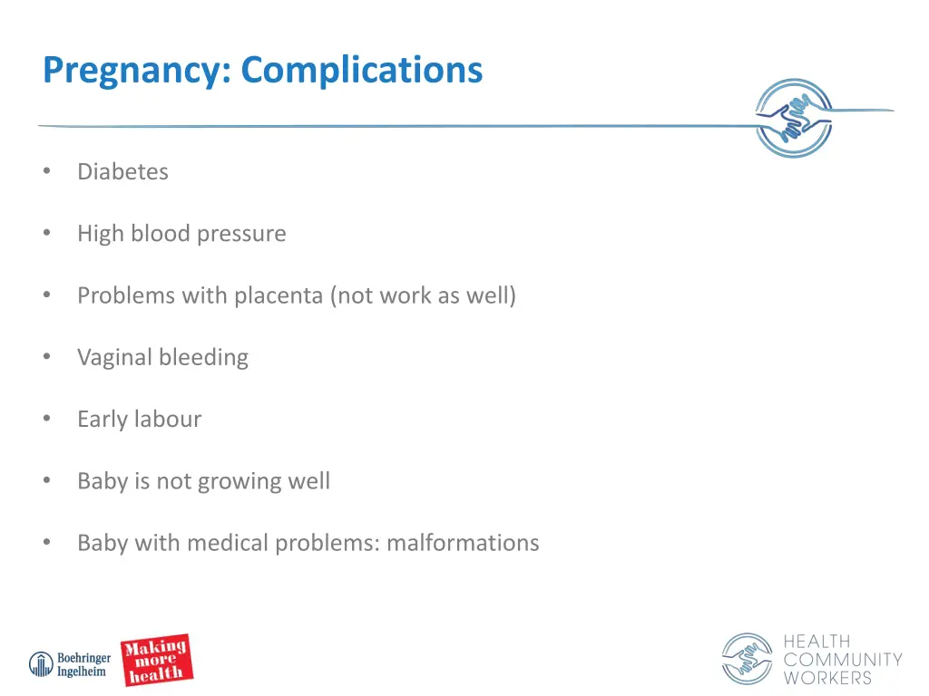 pregnancy complications