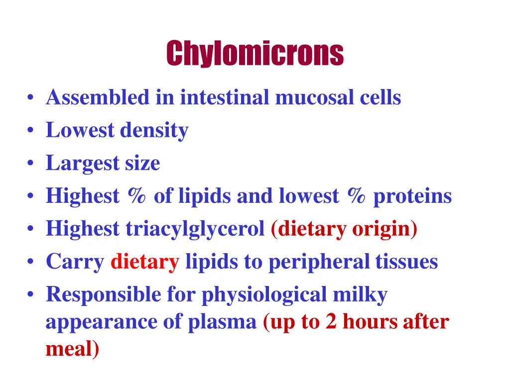 chylomicrons 1