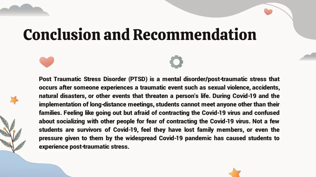conclusion and recommendation