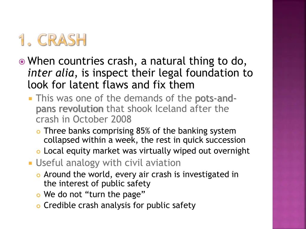 1 crash
