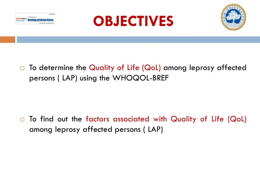 objectives