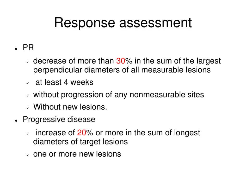 response assessment 1