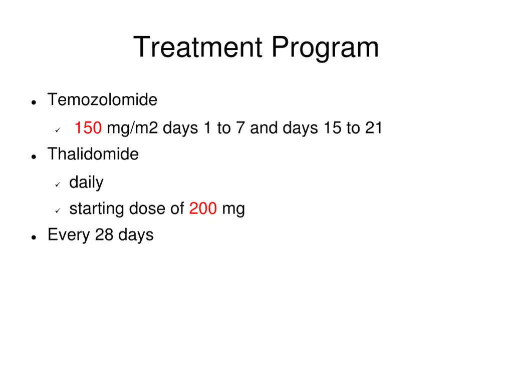 treatment program