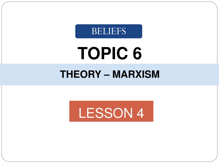 beliefs