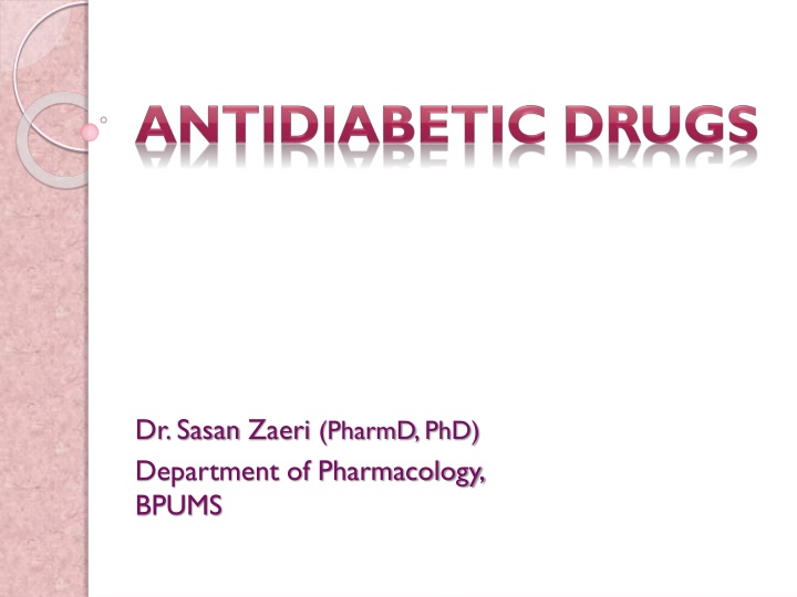 dr sasan zaeri pharmd phd department
