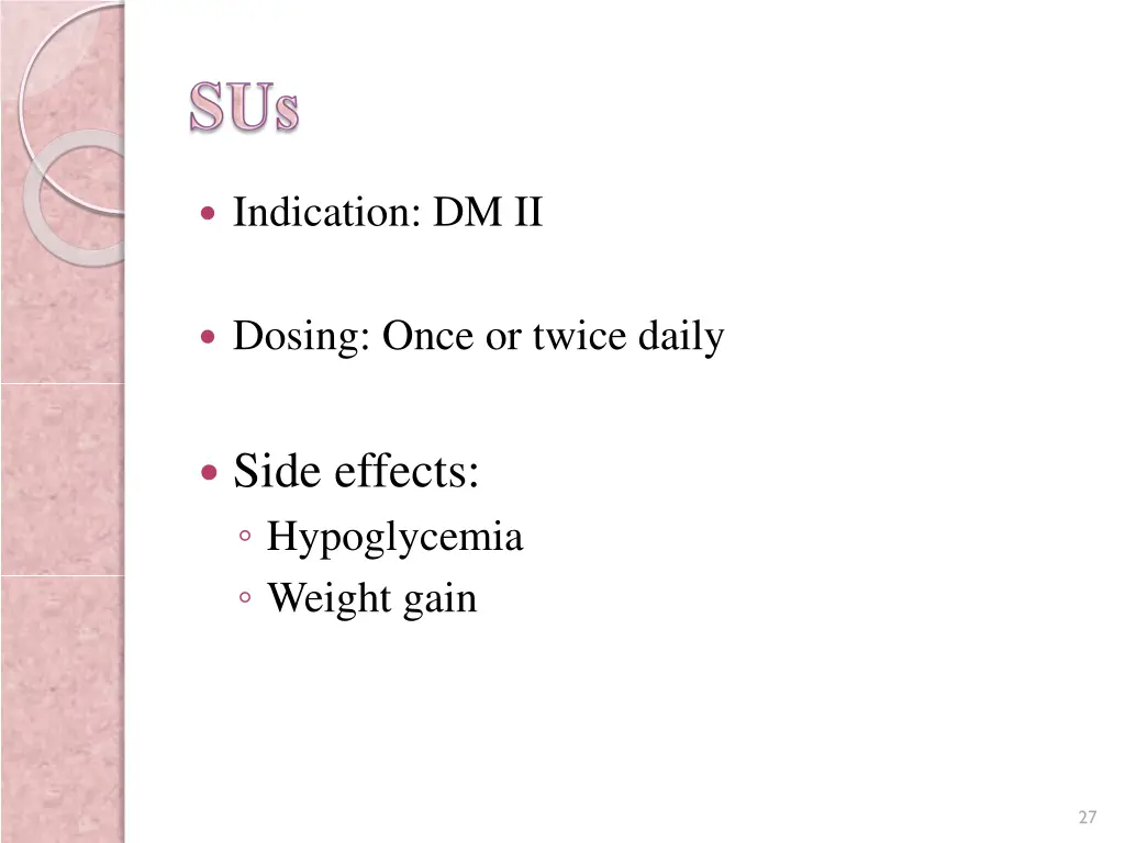 indication dm ii