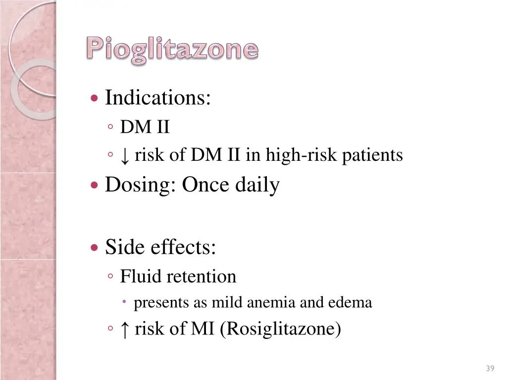 indications dm ii risk of dm ii in high risk