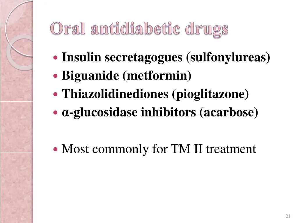 insulin secretagogues sulfonylureas biguanide