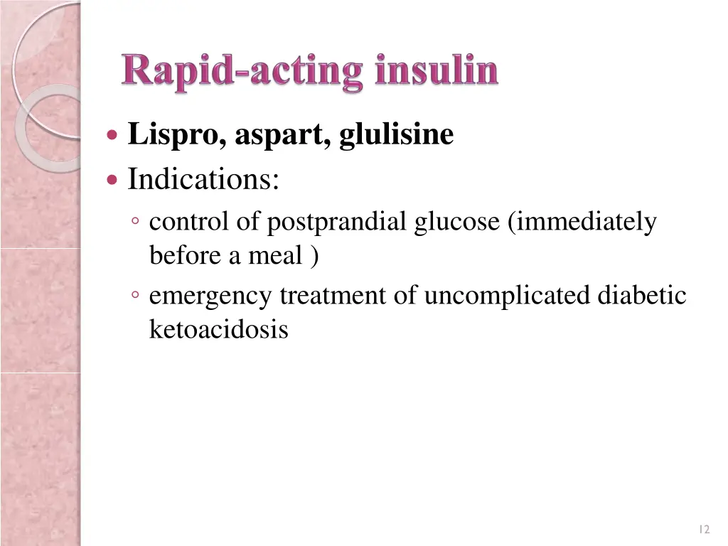 lispro aspart glulisine indications control