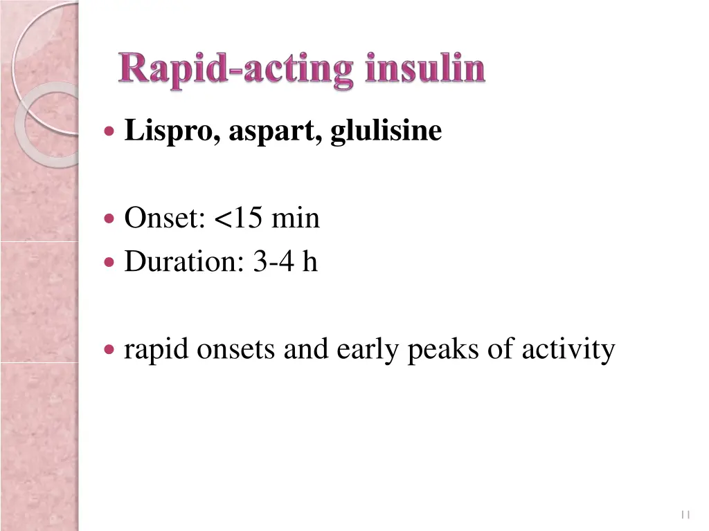 lispro aspart glulisine