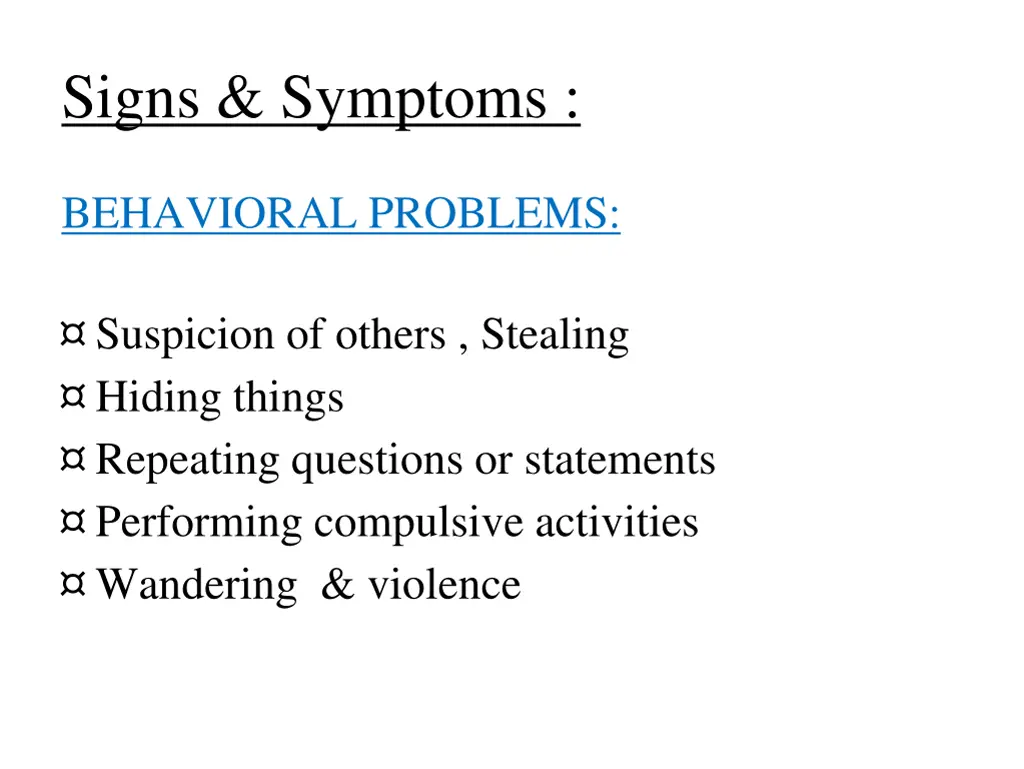 signs symptoms 2