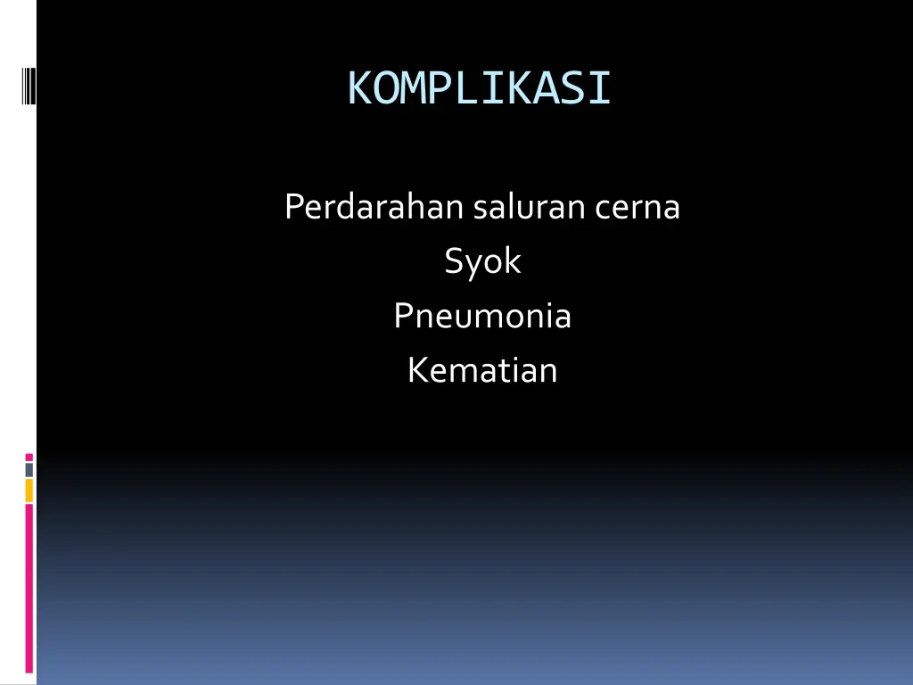 komplikasi