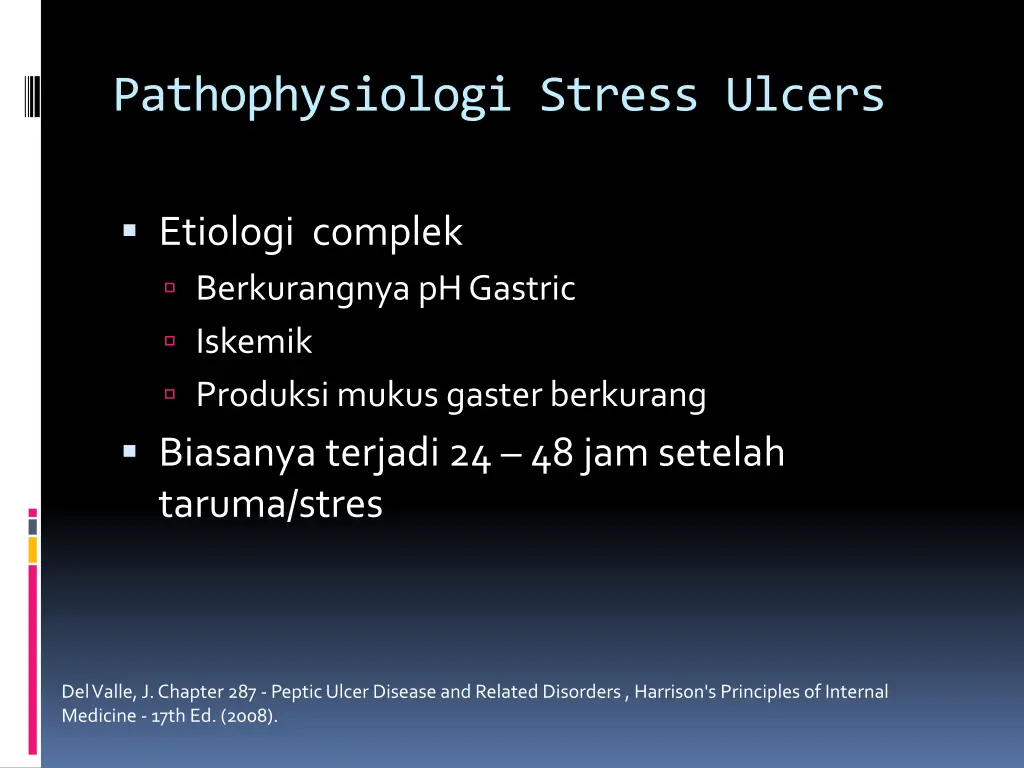 pathophysiologi stress ulcers