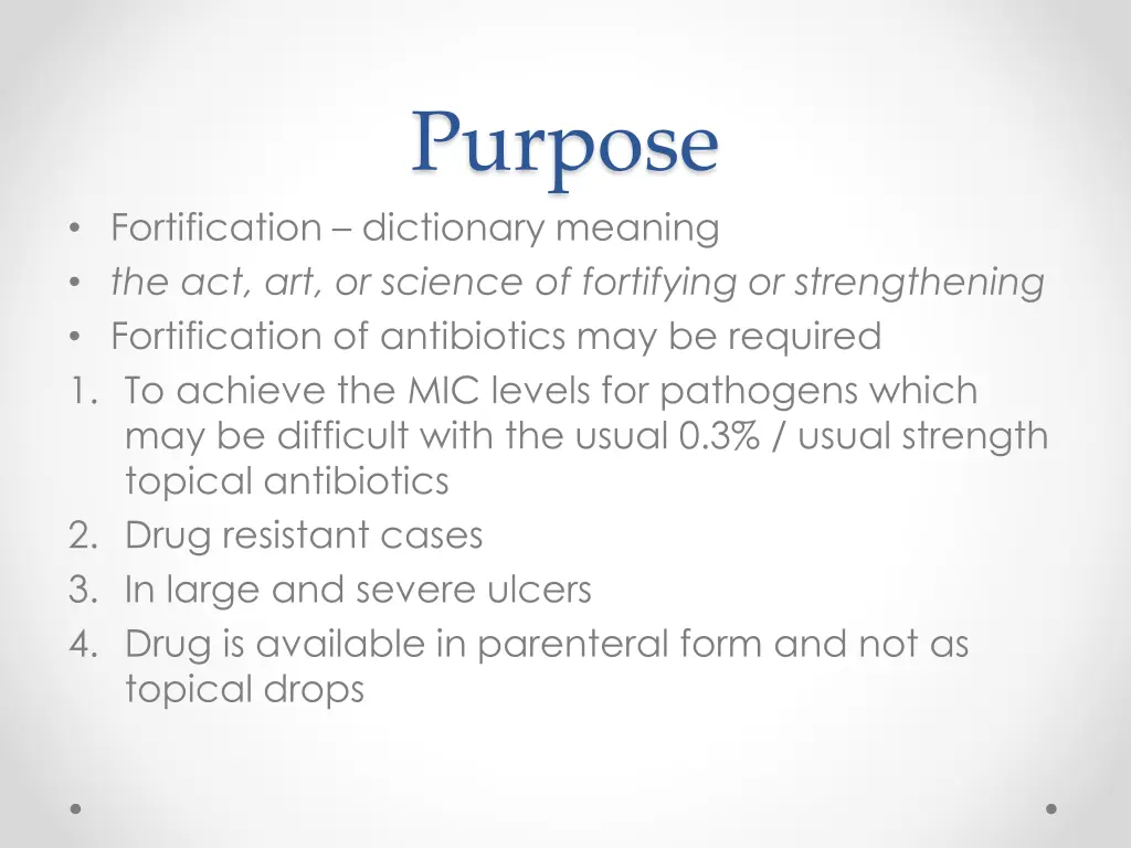 purpose