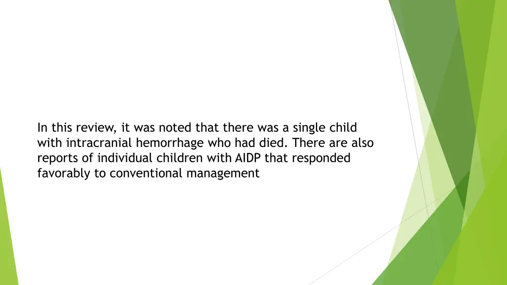 in this review it was noted that there