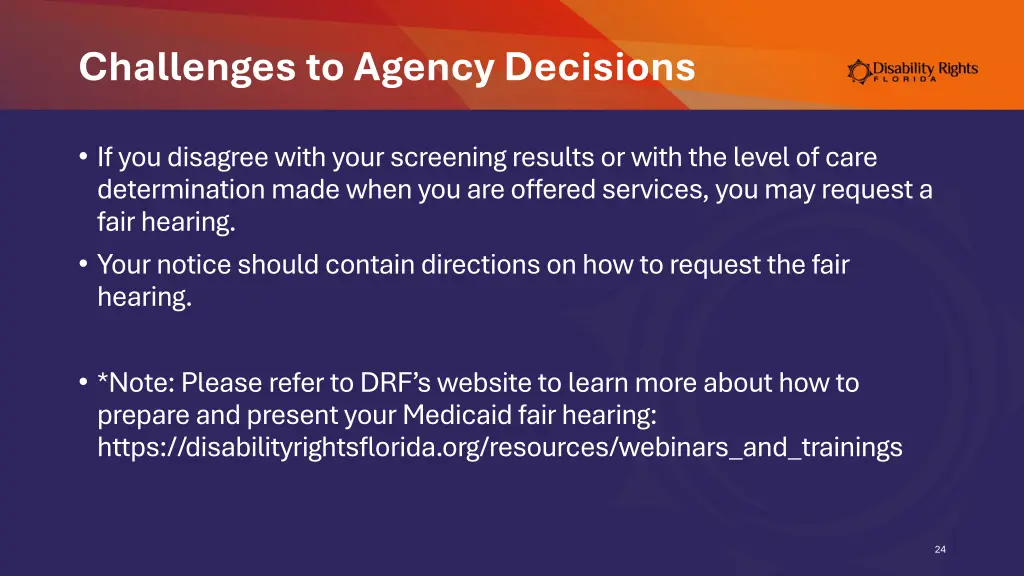 challenges to agency decisions