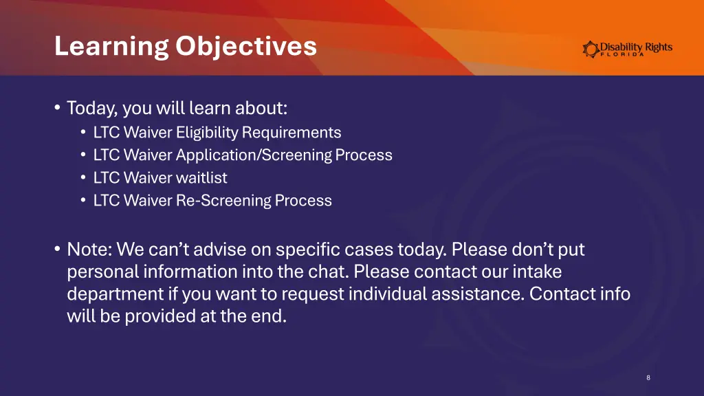learning objectives