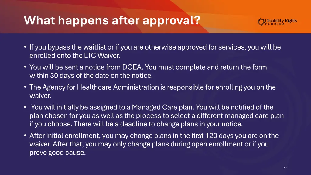 what happens after approval