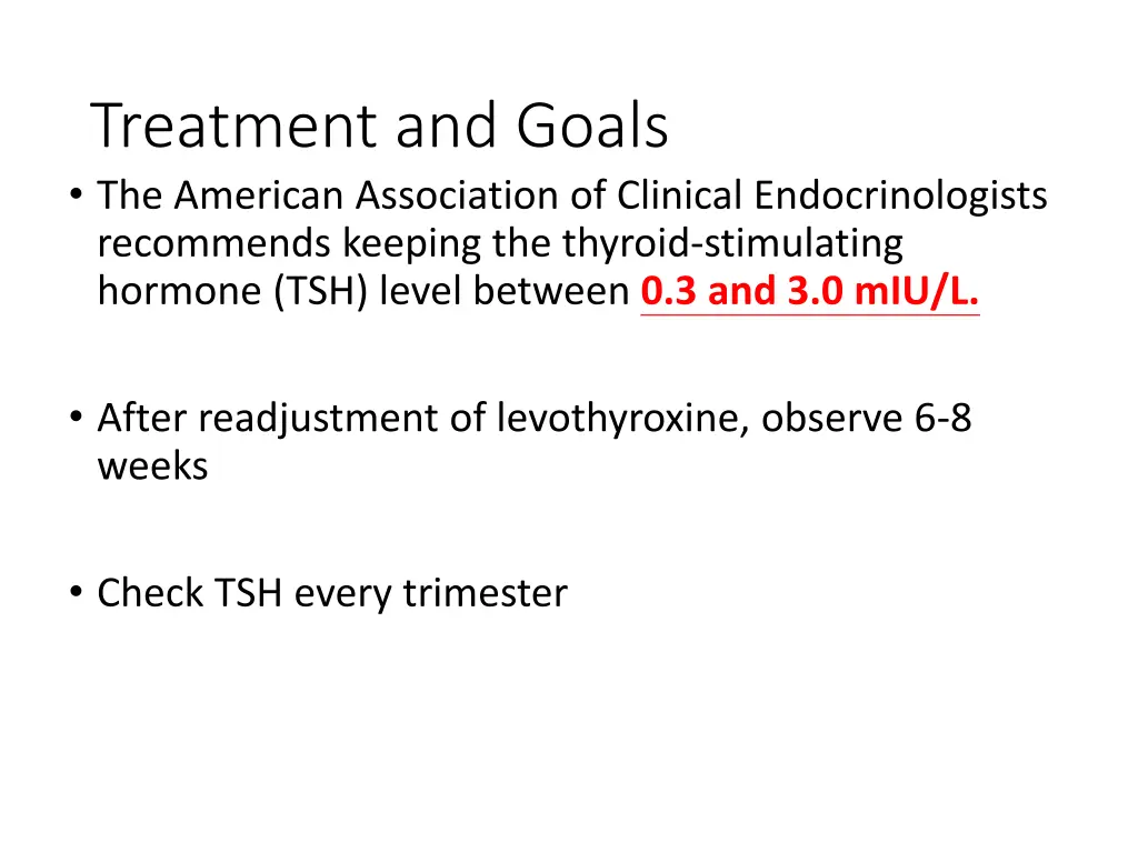 treatment and goals the american association
