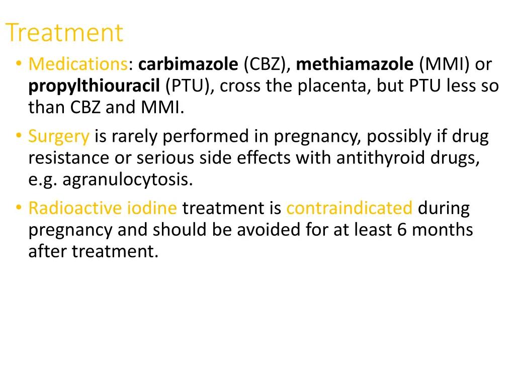 treatment medications carbimazole