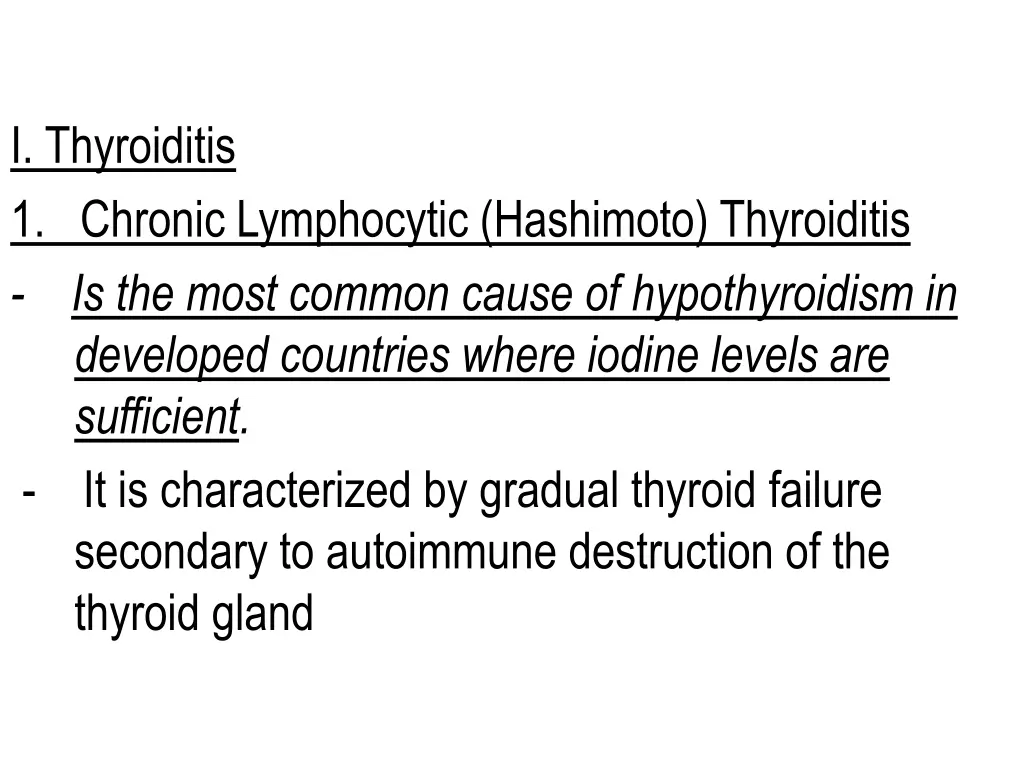 i thyroiditis 1 chronic lymphocytic hashimoto
