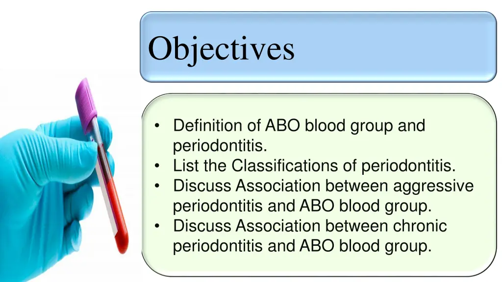 objectives