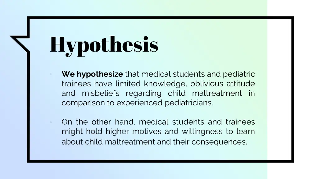 hypothesis