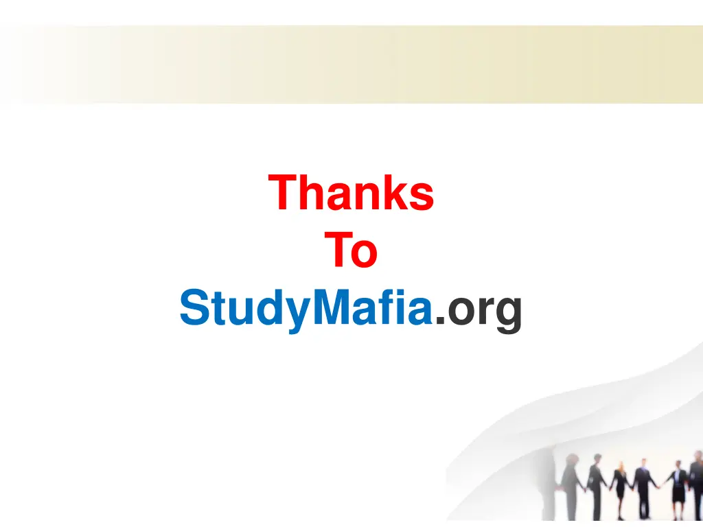 thanks to