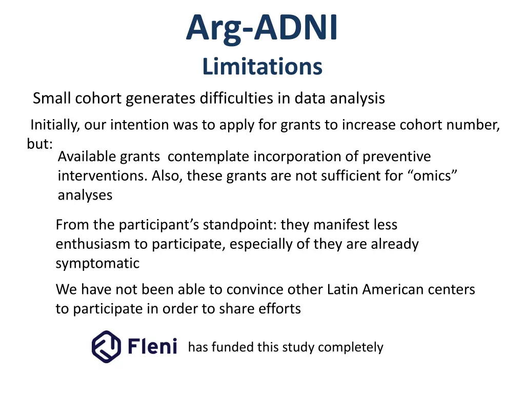 arg adni limitations