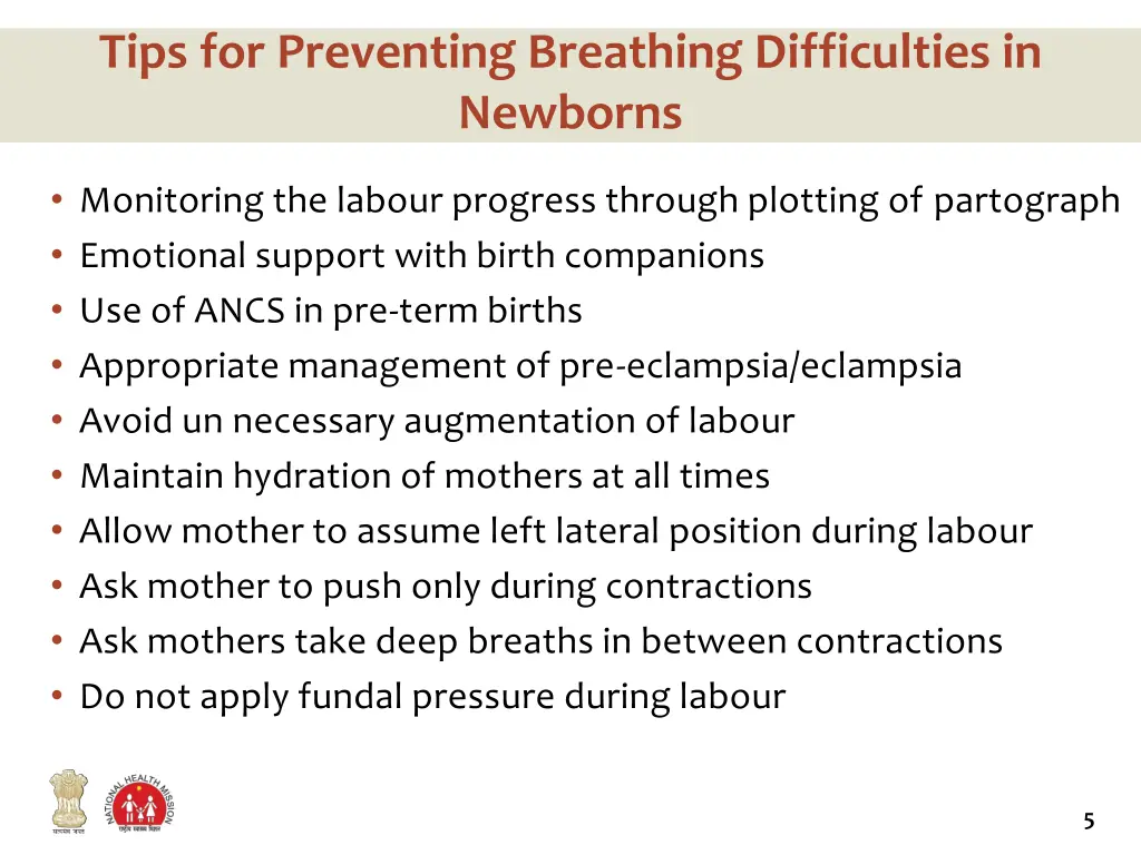 tips for preventing breathing difficulties