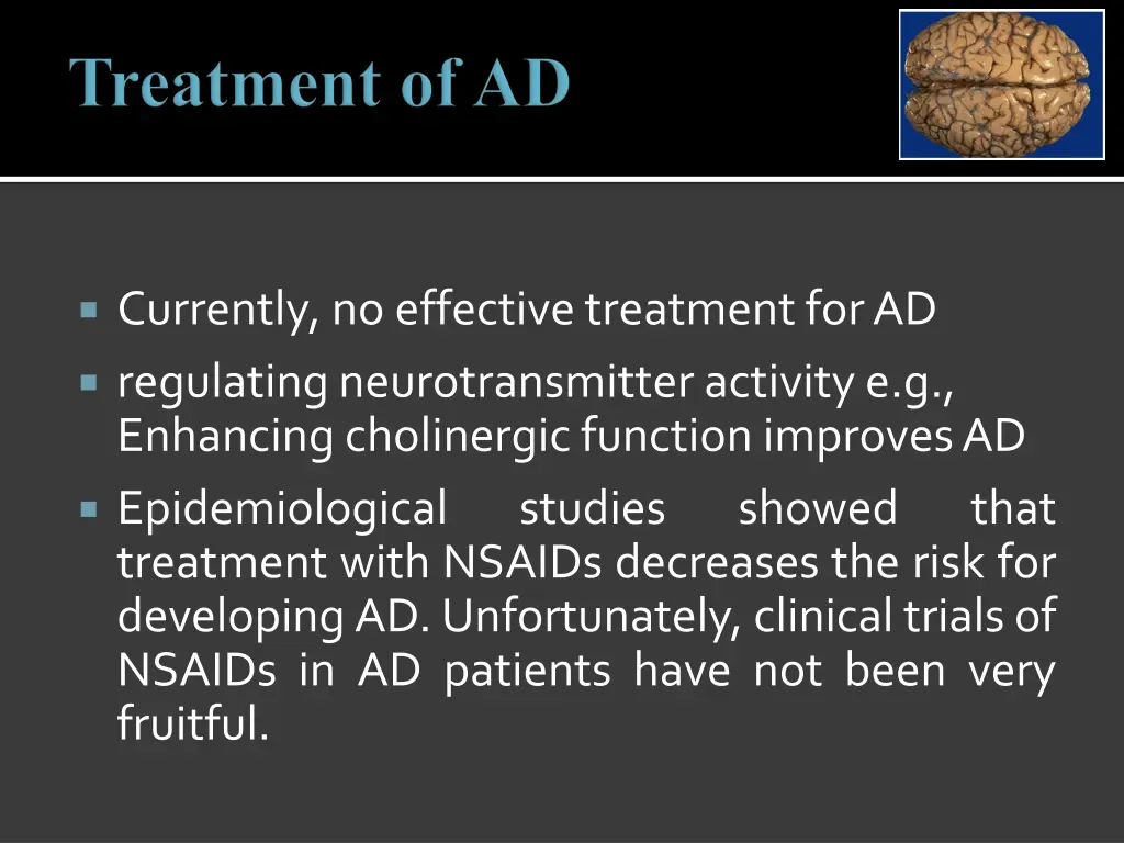 currently no effective treatment for ad