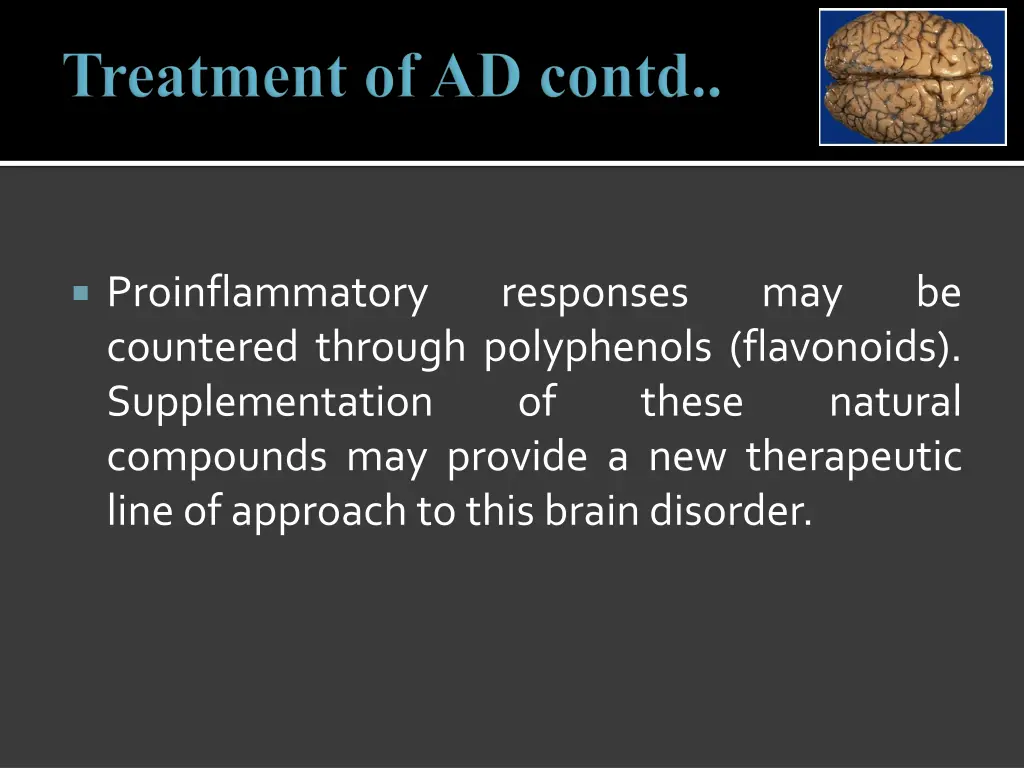 proinflammatory countered through polyphenols