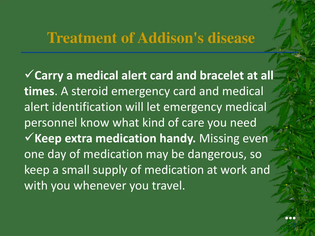 treatment of addison s disease 1
