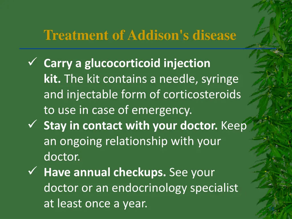 treatment of addison s disease 2