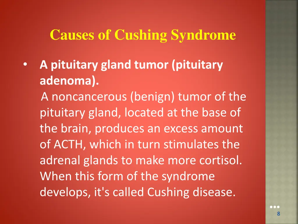 causes of cushing syndrome 2