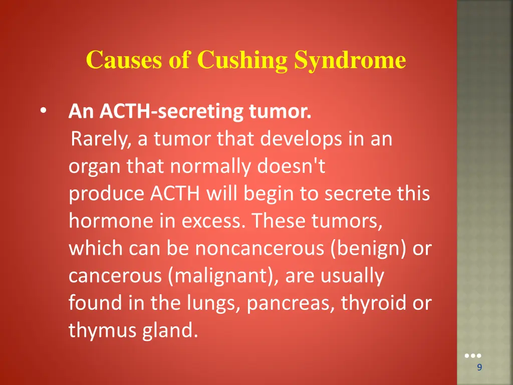 causes of cushing syndrome 3
