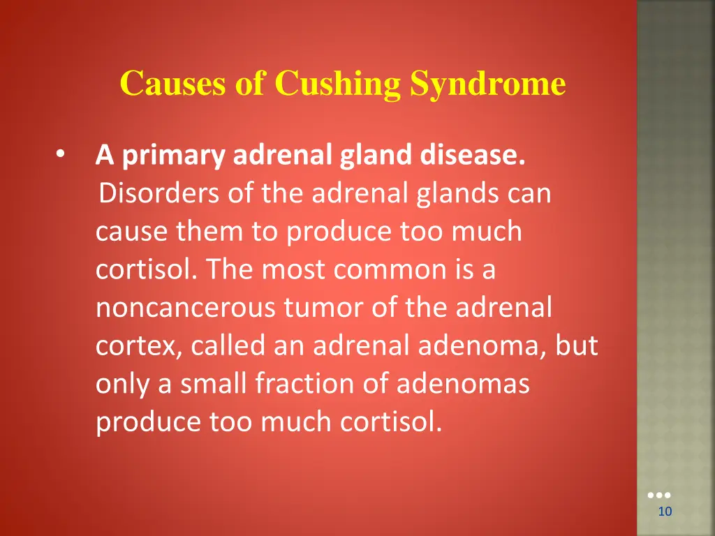 causes of cushing syndrome 4
