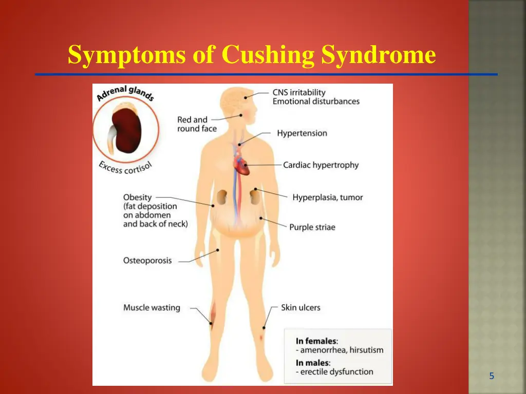 symptoms of cushing syndrome